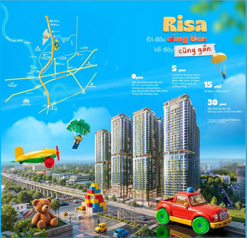 Khả năng kết nối vùng thuận tiện cho Risa Lapura
